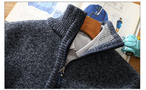 William Sweater With a Round Collar Zipper - Exito Ax