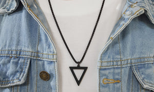 "Jason" Triangle Necklace - Exito Ax