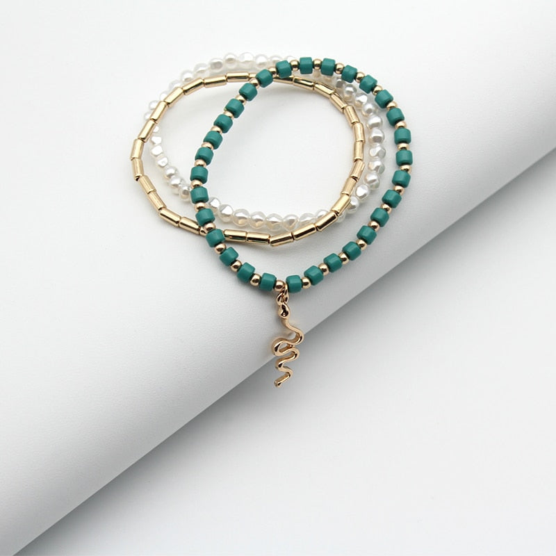 Snake turquoise Bracelet - Exito Ax